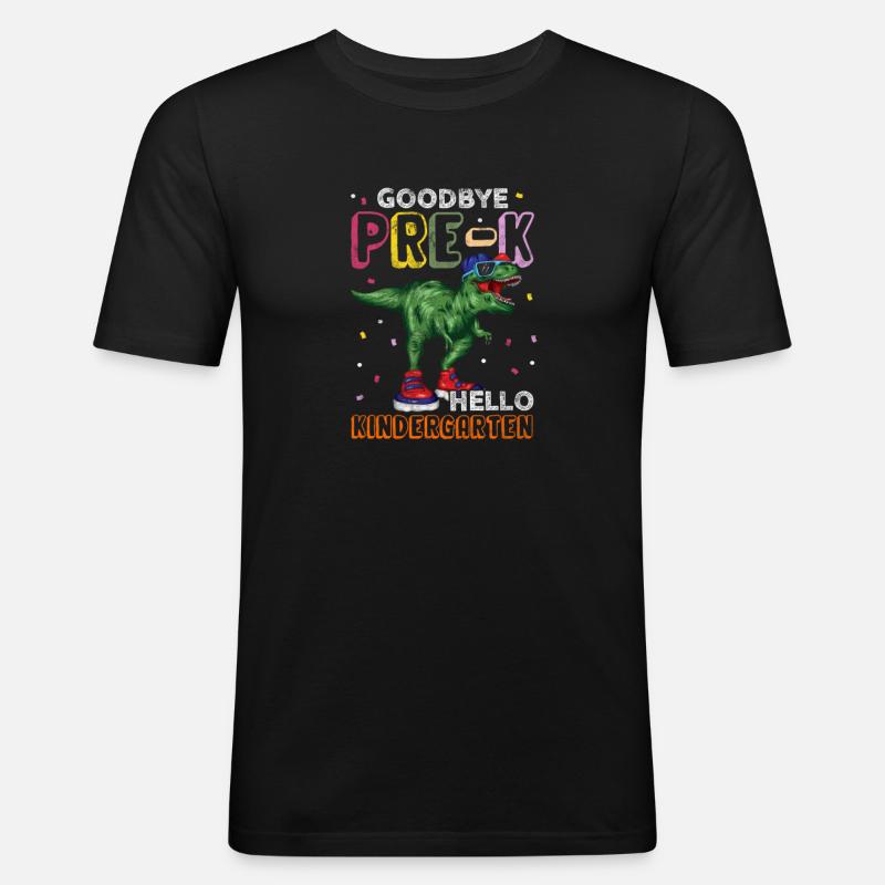 Kindergarten - Männer Slim Fit T-Shirt - Schwarz