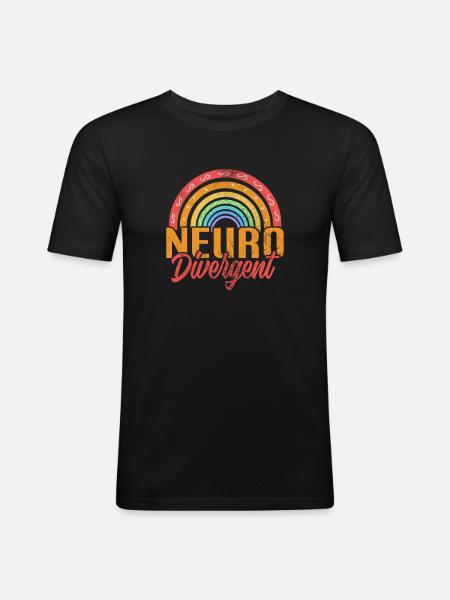 ADHD - Men's Slim Fit T-Shirt - black