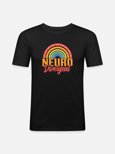 ADHD ADHD Attention Deficit Gift - Men's Slim Fit T-Shirt - black
