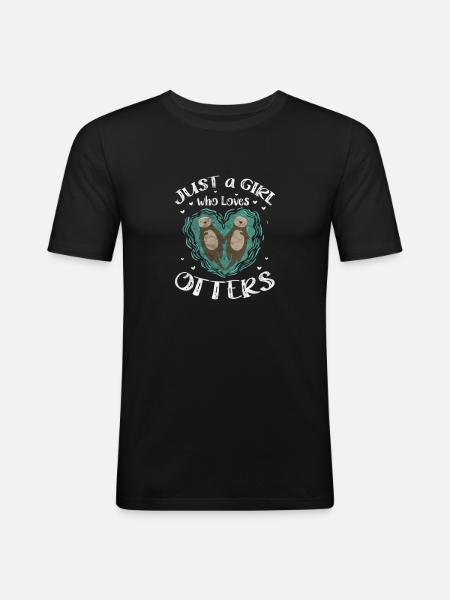 Otter - Men's Slim Fit T-Shirt - black