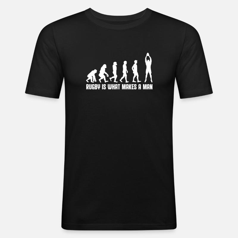 Rugby - Men's Slim Fit T-Shirt - black