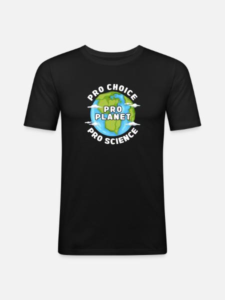 Climate change - Men's Slim Fit T-Shirt - black