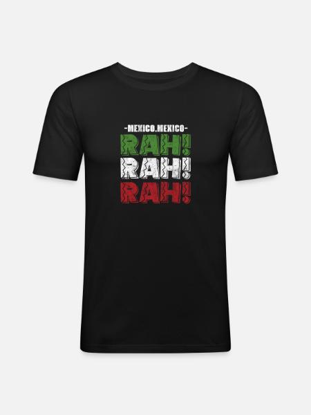 Mexico - Men's Slim Fit T-Shirt - black