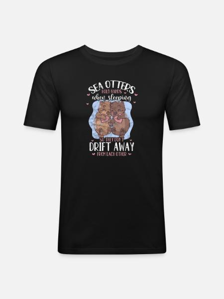 Otter - Men's Slim Fit T-Shirt - black