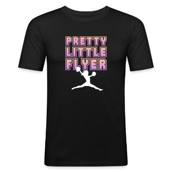 Cheerleader - Men's Slim Fit T-Shirt - black - Front - Nik (191cm)