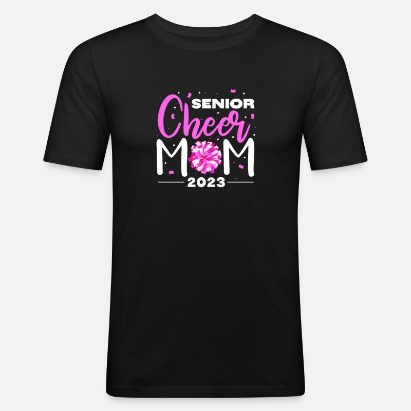 Cheerleader - Männer Slim Fit T-Shirt - Schwarz