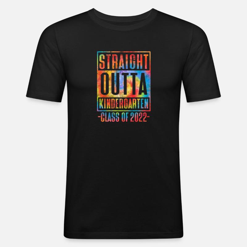 Kindergarten - Männer Slim Fit T-Shirt - Schwarz