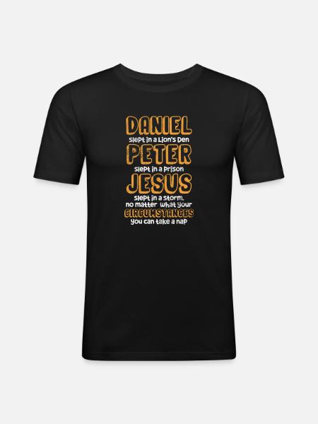 Bible - Men's Slim Fit T-Shirt - black