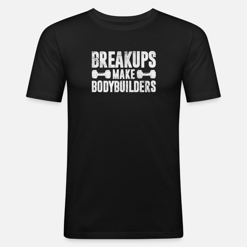 Bodybuilder - Männer Slim Fit T-Shirt - Schwarz