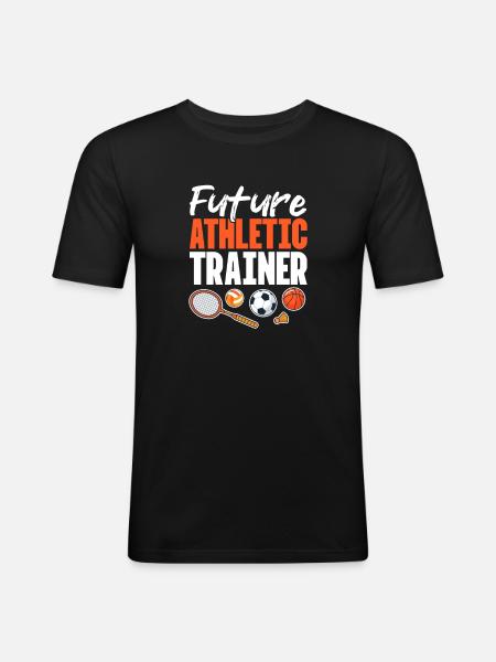 Sports Physician - Men's Slim Fit T-Shirt - black