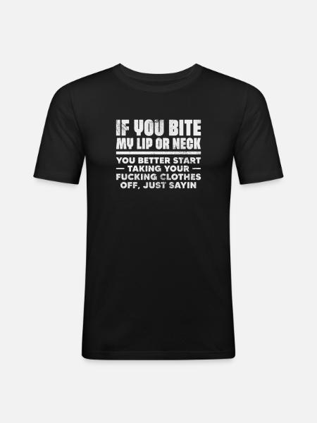 Sadomaso - Men's Slim Fit T-Shirt - black