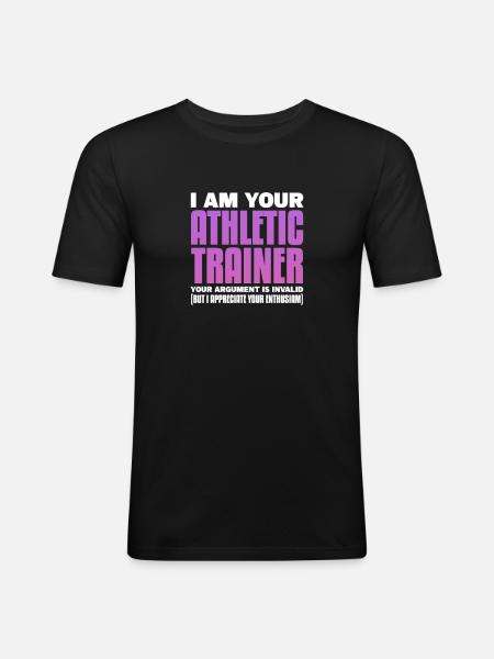Sports Physician - Men's Slim Fit T-Shirt - black