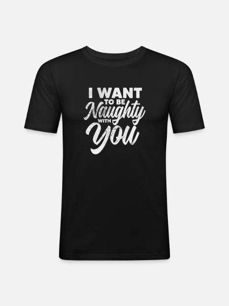 Sadomaso - Men's Slim Fit T-Shirt - black