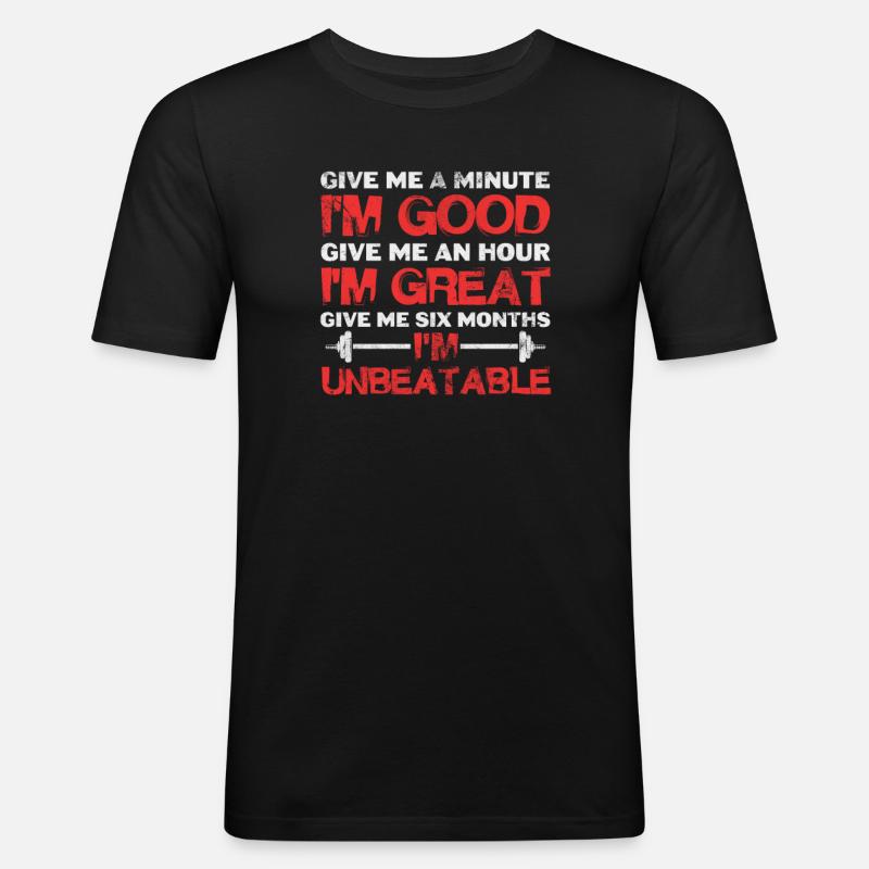 Bodybuilder - Men's Slim Fit T-Shirt - black