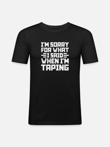 Sports Physician - Men's Slim Fit T-Shirt - black