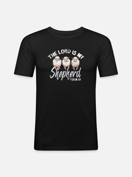 Bible - T-shirt près du corps Homme - noir