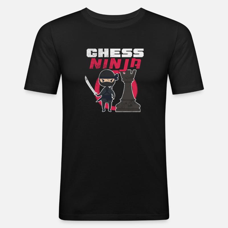 Chess - Men's Slim Fit T-Shirt - black