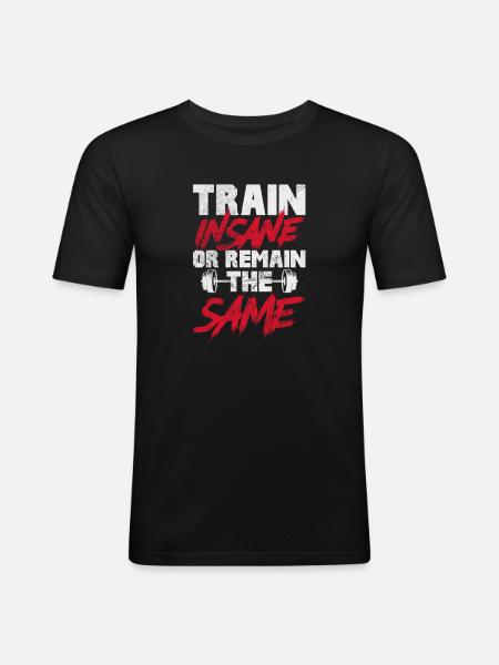 Bodybuilder - Men's Slim Fit T-Shirt - black