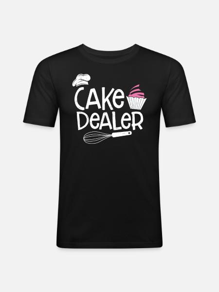 Cupcake - Men's Slim Fit T-Shirt - black