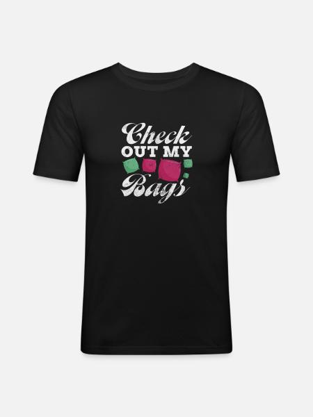 Cornhole - T-shirt près du corps Homme - noir