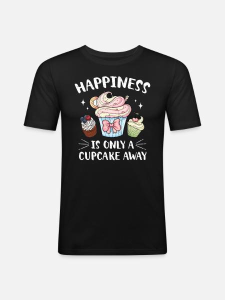 Cupcake - Men's Slim Fit T-Shirt - black