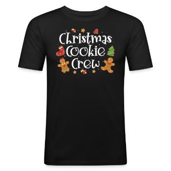 Baker - Men's Slim Fit T-Shirt - black - Front - Nik (191cm)