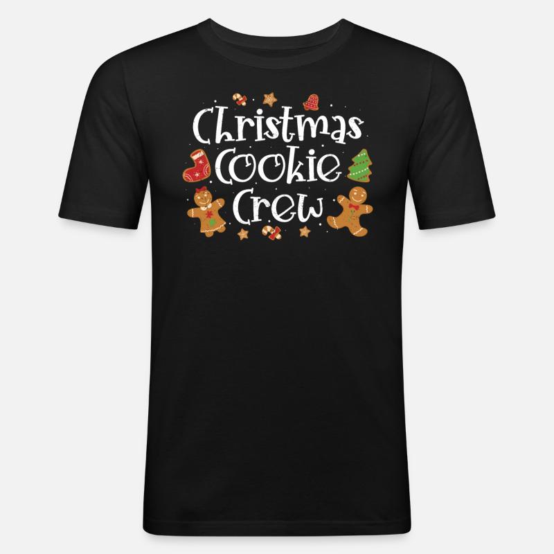 Bäcker - Männer Slim Fit T-Shirt - Schwarz