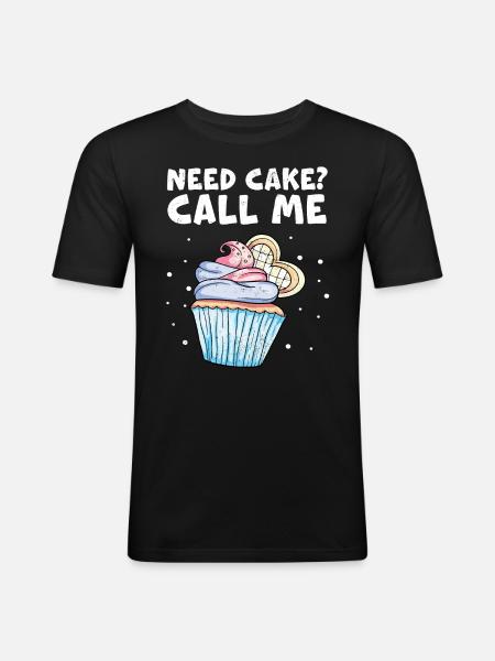 Cupcake - Men's Slim Fit T-Shirt - black