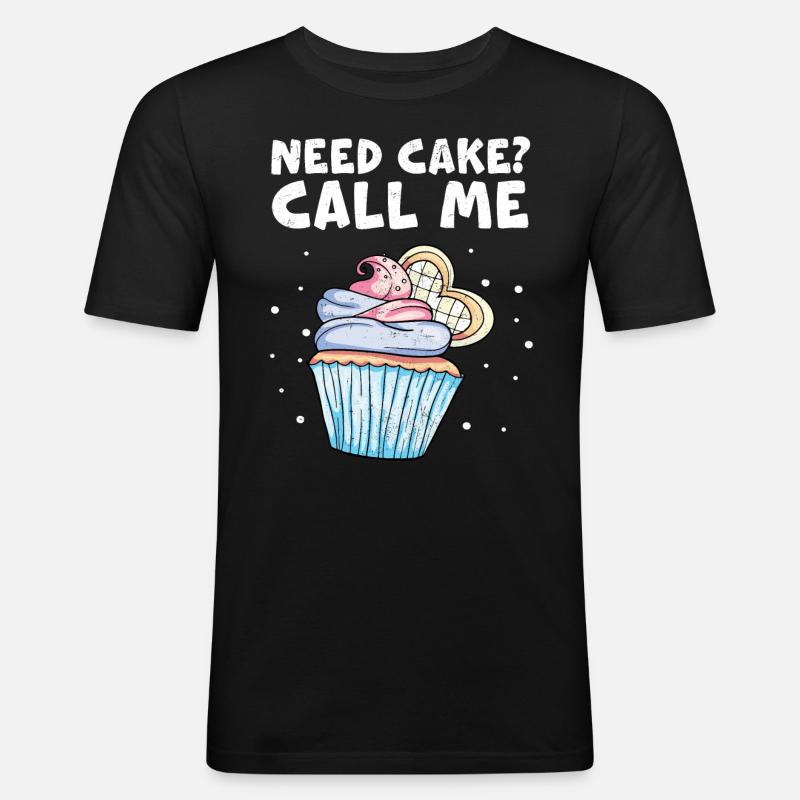 Cupcake - Men's Slim Fit T-Shirt - black