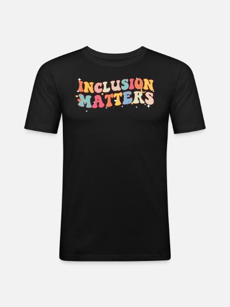 Autism - Men's Slim Fit T-Shirt - black