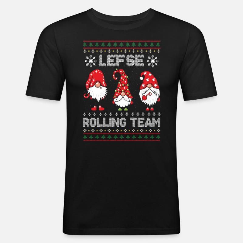 Bäcker Bäckerein Backwaren Backen Geschenk - Männer Slim Fit T-Shirt - Schwarz