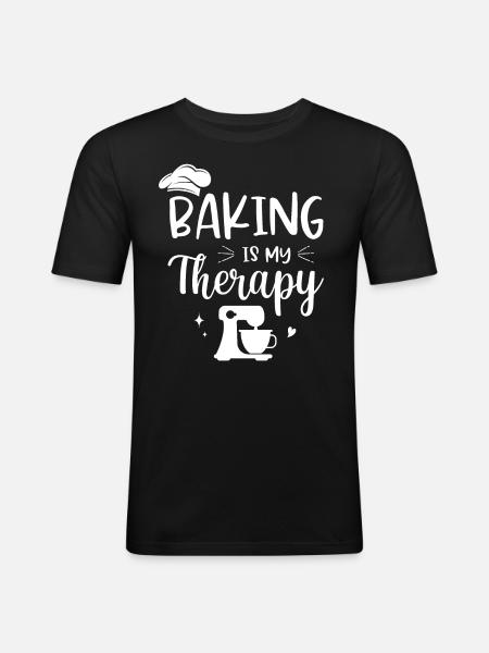 Baker Bakery Bakery Baking Gift - Men's Slim Fit T-Shirt - black