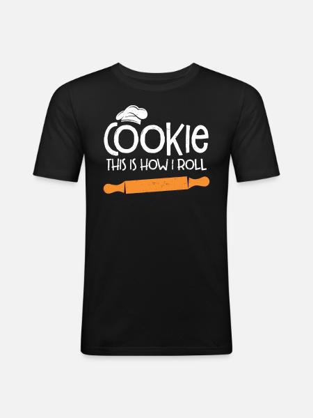 Baker - Men's Slim Fit T-Shirt - black