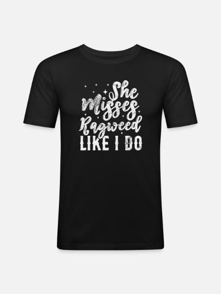 Pays - T-shirt près du corps Homme - noir