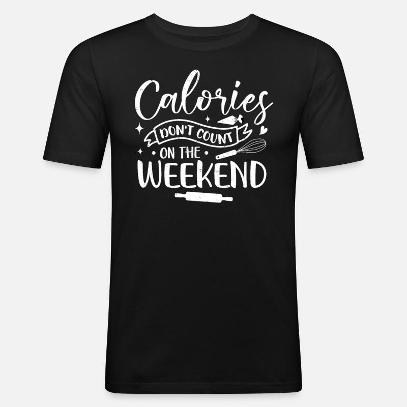 Bäcker - Männer Slim Fit T-Shirt - Schwarz