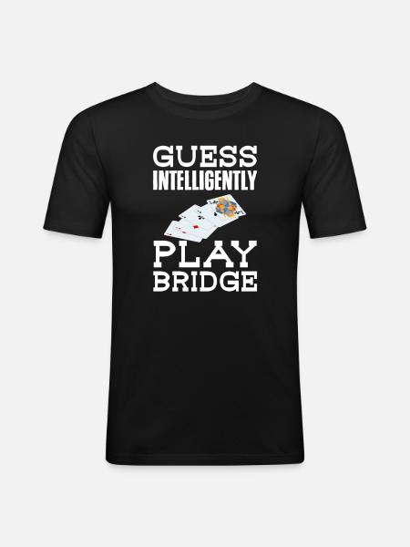 Bridge - Men's Slim Fit T-Shirt - black