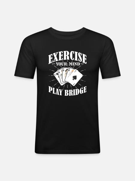 Bridge - Men's Slim Fit T-Shirt - black