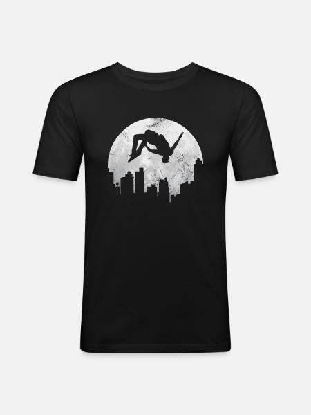 Parkour - Men's Slim Fit T-Shirt - black