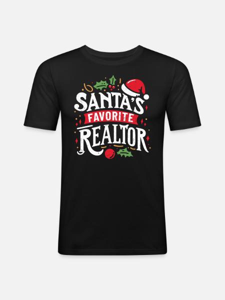 Realtor - Men's Slim Fit T-Shirt - black