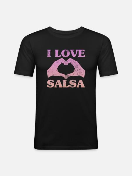 Salsa - Men's Slim Fit T-Shirt - black