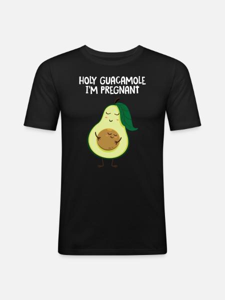Avocado - Men's Slim Fit T-Shirt - black
