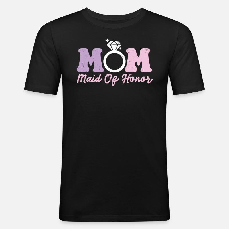 Junggesellin - Männer Slim Fit T-Shirt - Schwarz