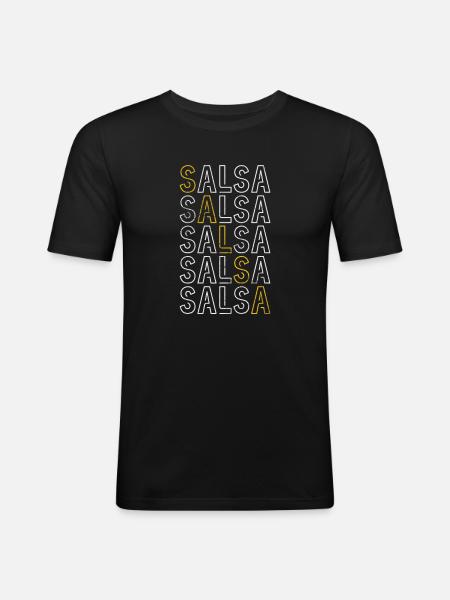 Salsa - Men's Slim Fit T-Shirt - black