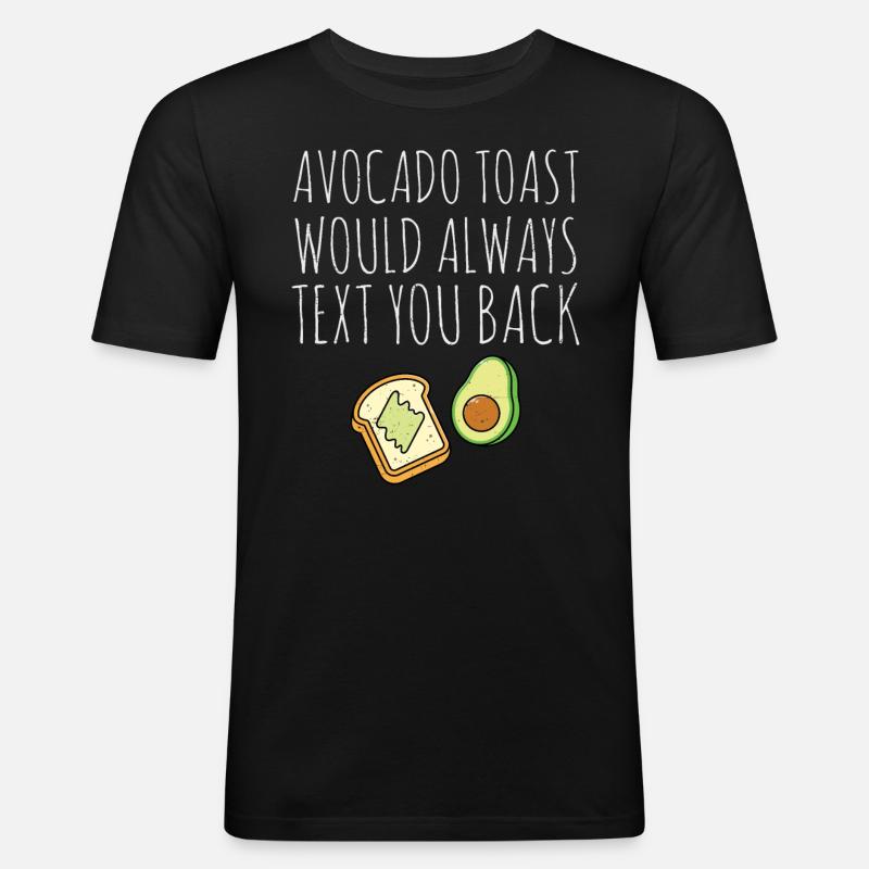 Avocado - Men's Slim Fit T-Shirt - black