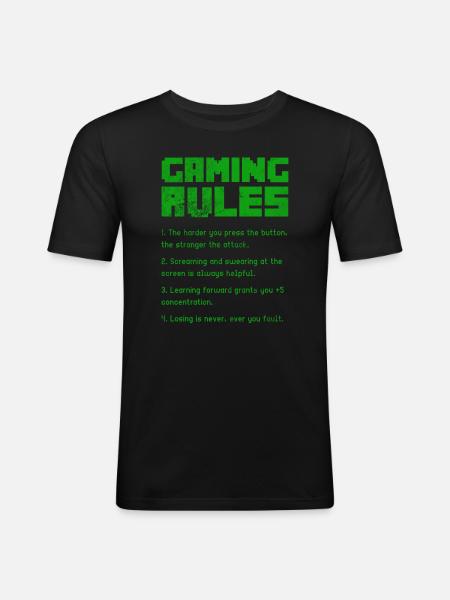 Board game - Men's Slim Fit T-Shirt - black