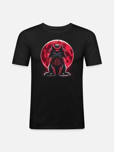 Samurai - Men's Slim Fit T-Shirt - black