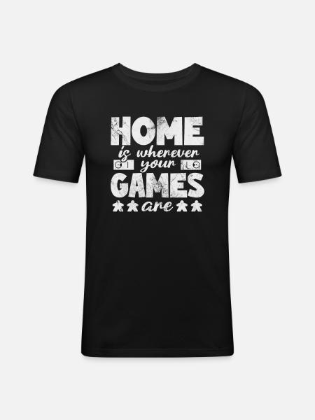 Board game - Men's Slim Fit T-Shirt - black