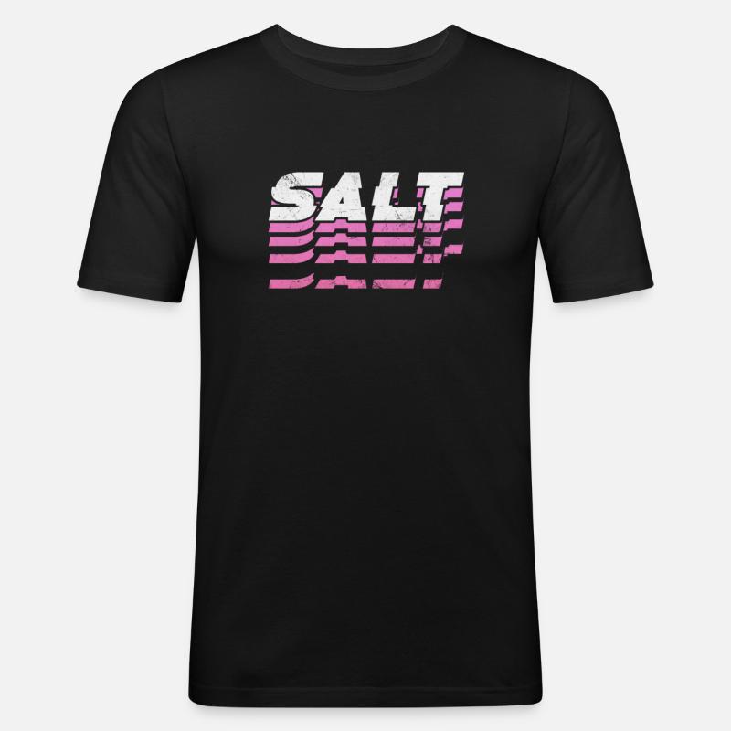 Tequila - Männer Slim Fit T-Shirt - Schwarz