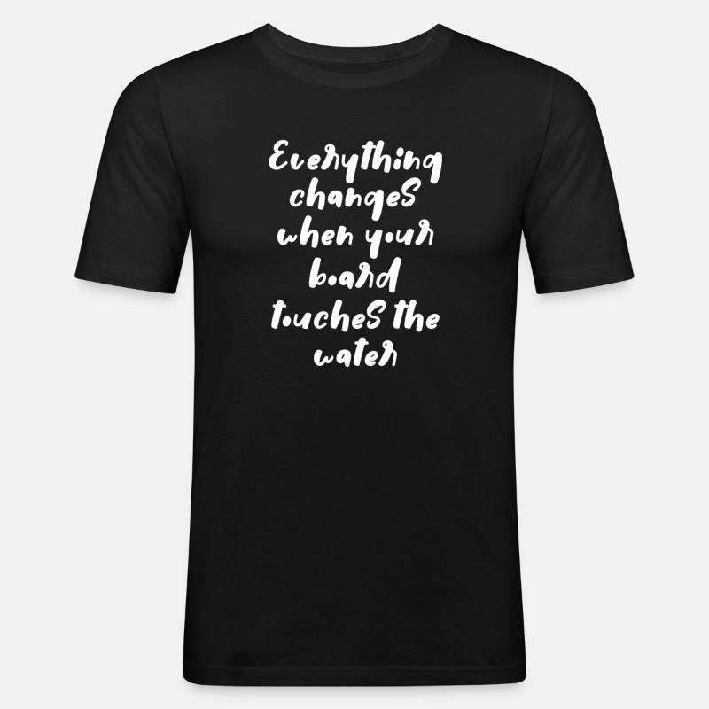 Wakeboard Wakeboarder Wakeboarding Gift - Men's Slim Fit T-Shirt - black