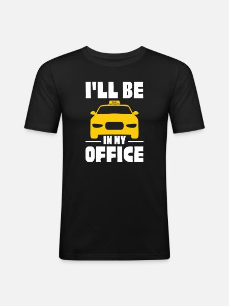 Taxi - Men's Slim Fit T-Shirt - black
